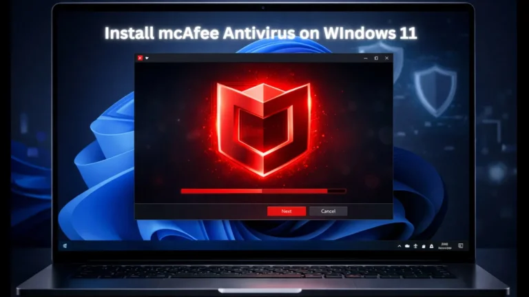How to Install McAfee Antivirus on Windows 11 or 10