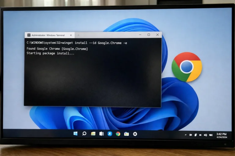 How to Uninstall and Reinstall Chrome on Windows 11 Using Winget CMD