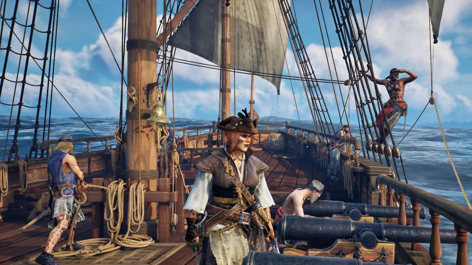 I've already played the demo of this co-op pirate survival game for 7 hours, but the boisterous sea shanties my crew sings keep me coming back for more