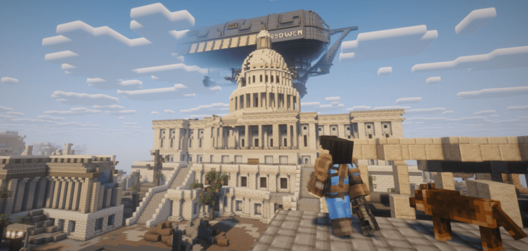 Minecraft Modpack Released with a Post-Apocalyptic Fallout-Style World, NPCs, and Weapons