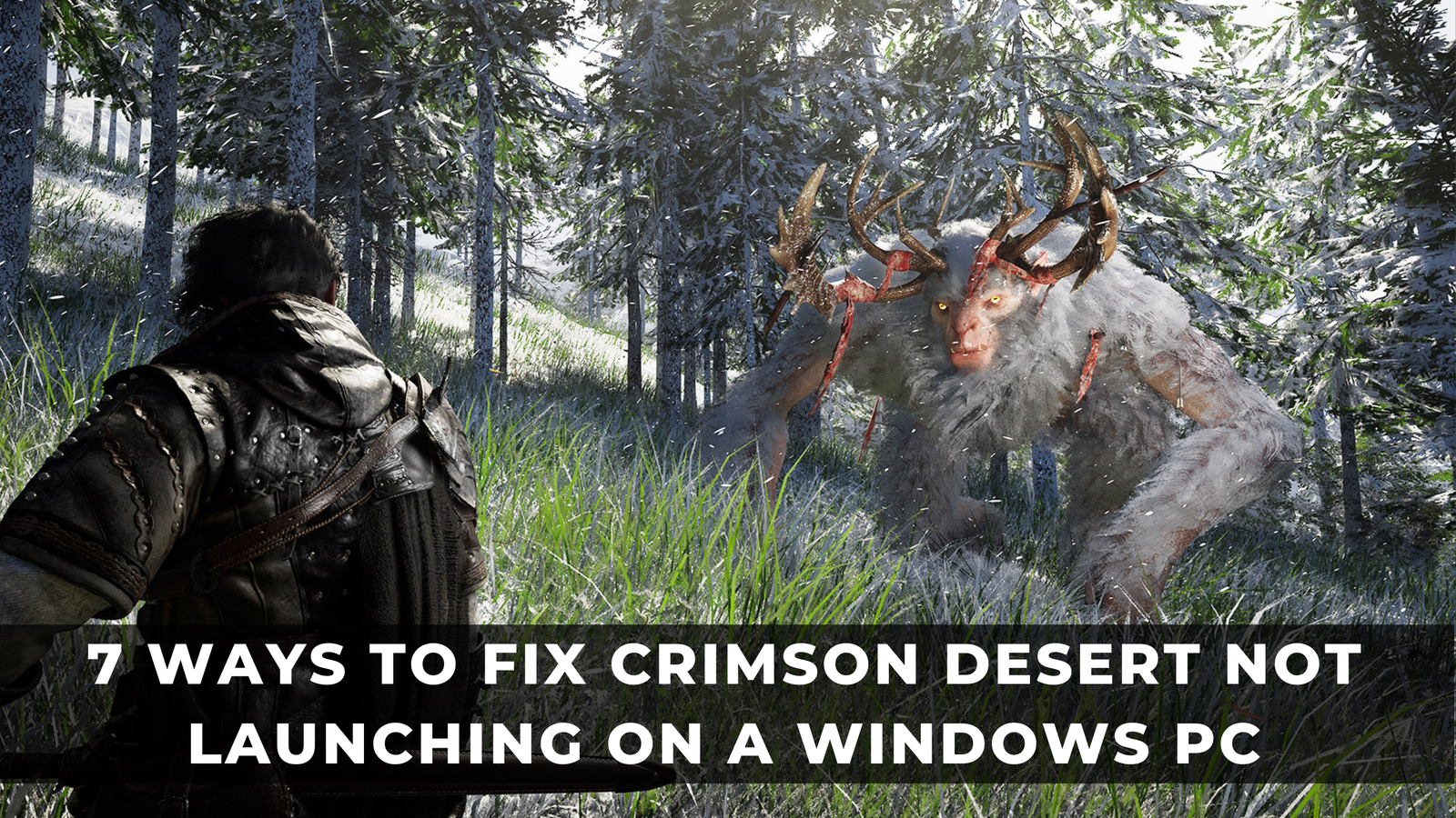 7 Ways to Fix Crimson Desert Not Launching on a Windows PC