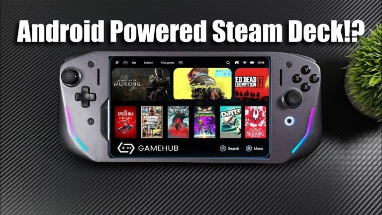Android Steam Deck : Lenovo Legion Y9 Turns into Android PC Gaming Handheld