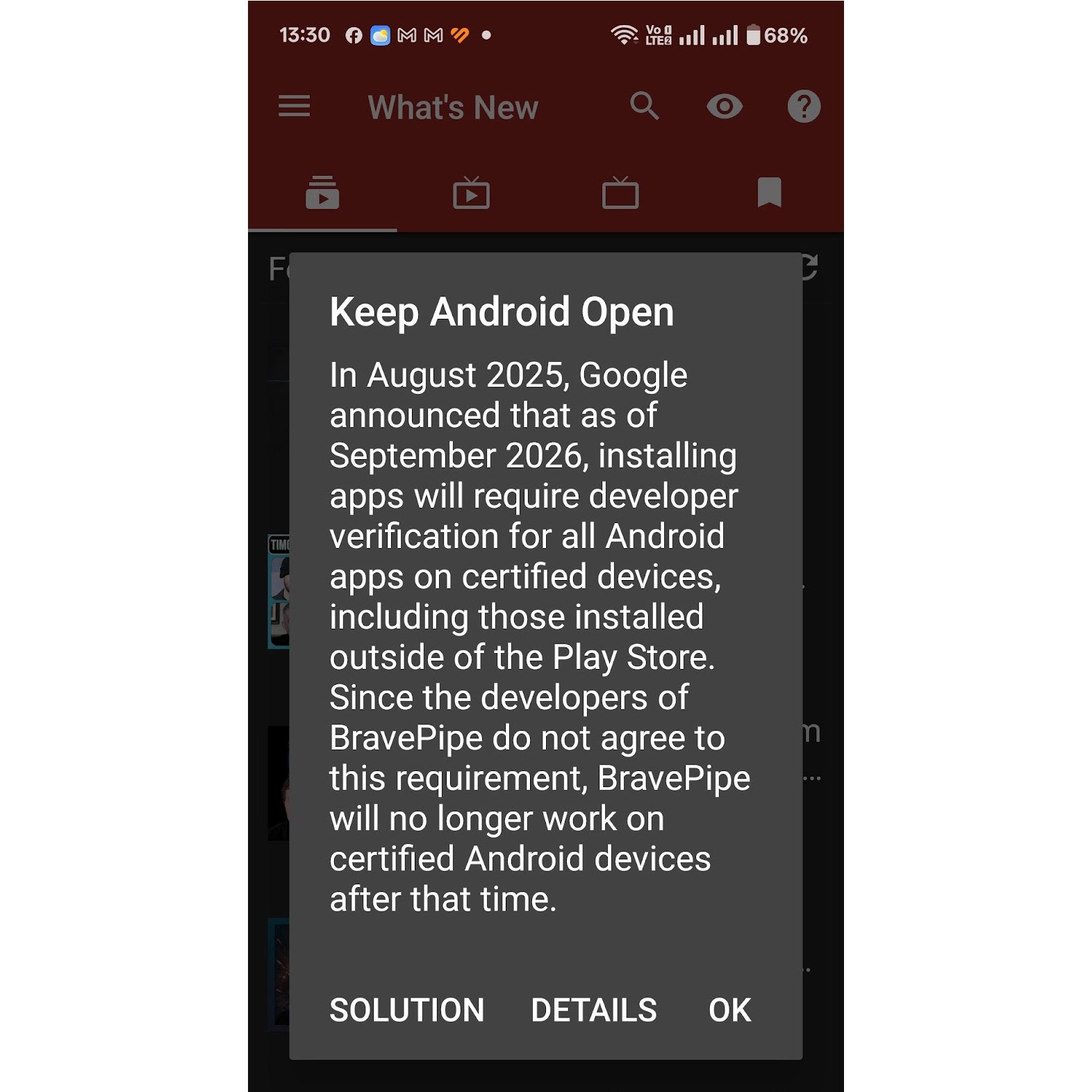 Certified Android devices won’t let user sideload APK app files anymore, or at least it won’t be straightforward