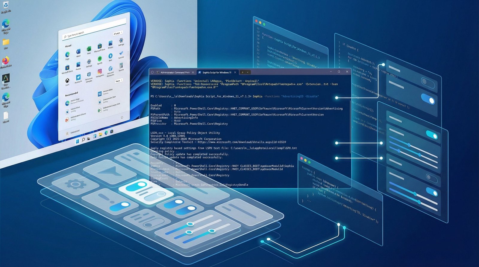 Forget 'debloat apps.' Sophia Script gives you real control over Windows 11. Here's how it works.