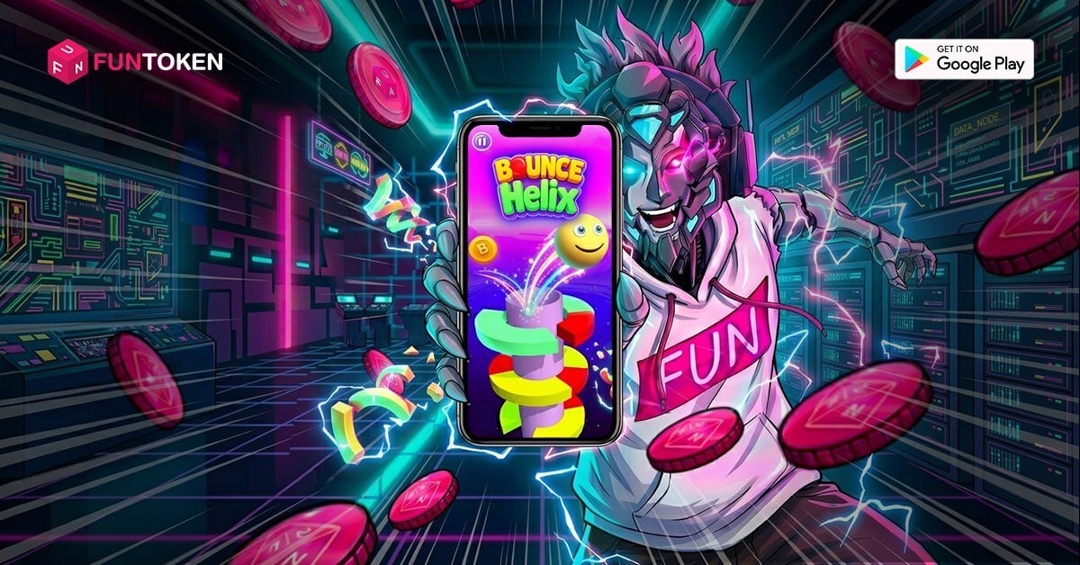 FUNToken Launches First Mobile Game “Bounce Helix” on Android