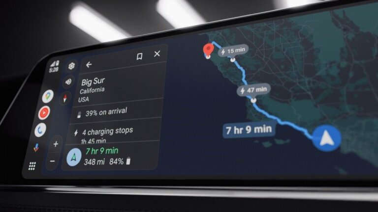 Get in: Android Auto EVs see AI battery predictions in Google Maps for stress-free plans