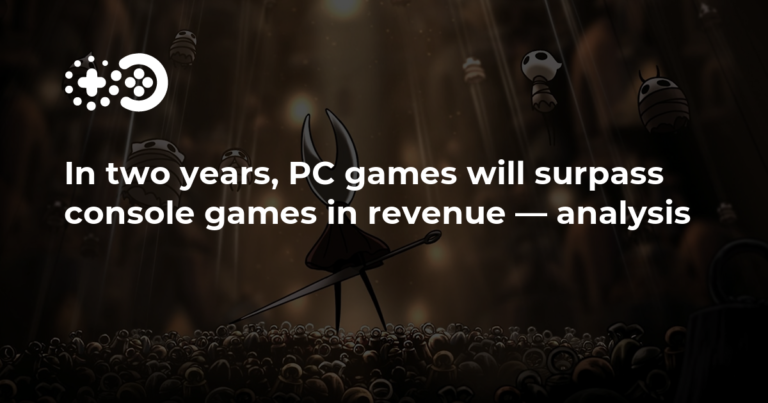 In two years, PC games will surpass console games in revenue