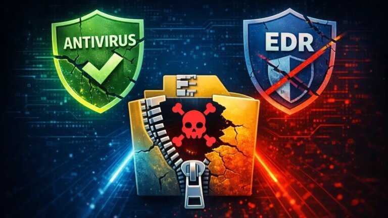 Malformed ZIP Files Allows Attackers to Bypass Antivirus and EDR Detections
