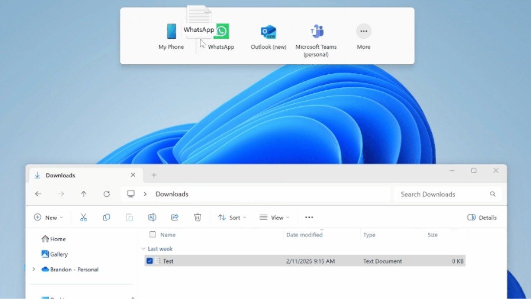 Microsoft is Rebranding Windows 11's Drag Tray Feature to 'Drop Tray'