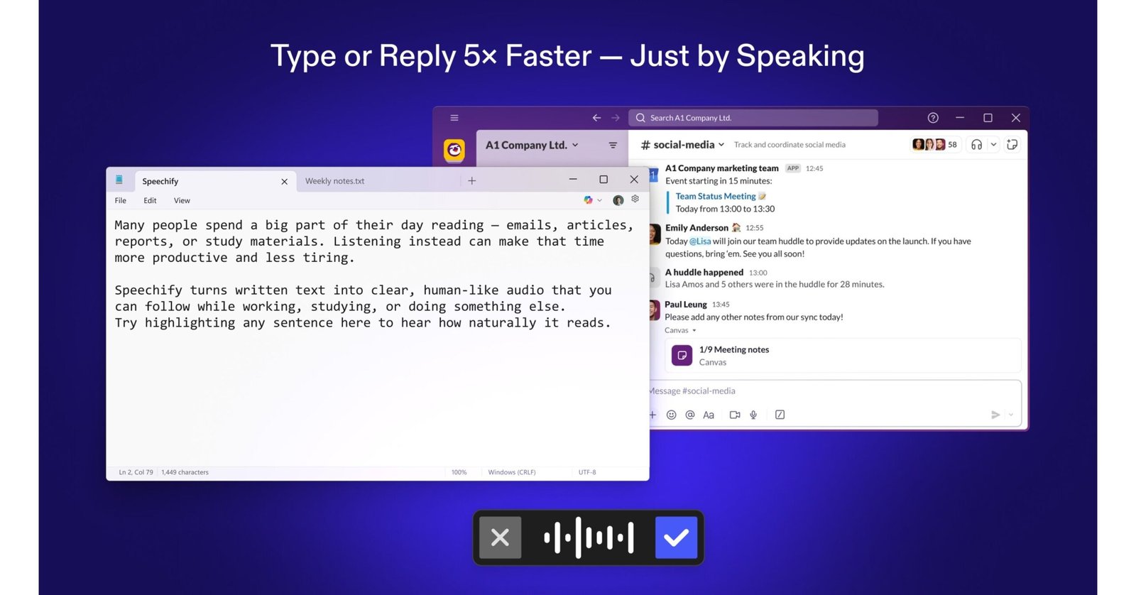 Speechify Launches with On-Device Voice AI for 1B+ Windows Users Worldwide