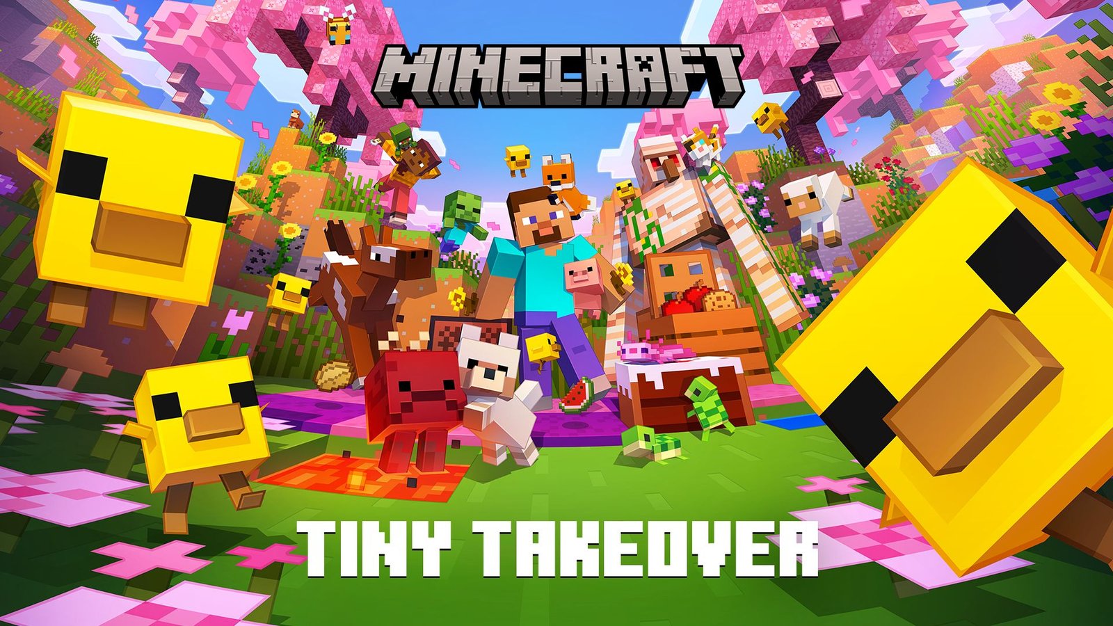 Tiny Takeover drop is now available for Minecraft on Nintendo Switch