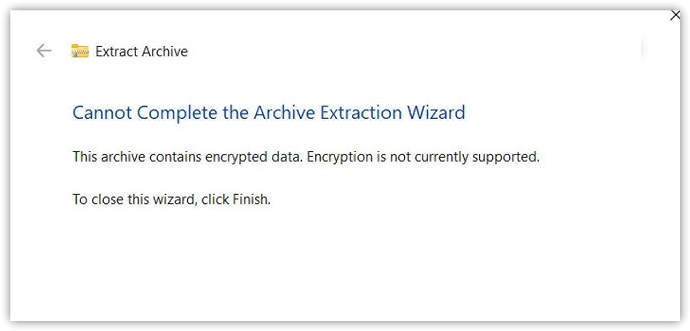 Fix: "Cannot Complete the Archive Extraction" in Windows