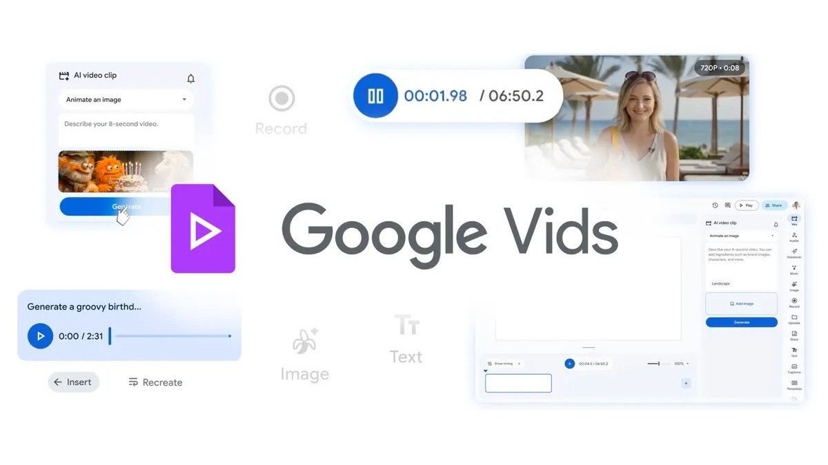 Google Vids is ushered into a new era of AI creation and editing with Lyria 3, Veo 3.1