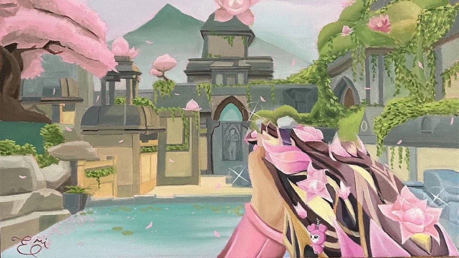 I feel like my screenshots are coming to life through the oil paintings created by ArtbyEri