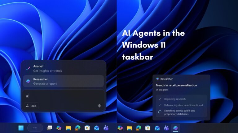 Microsoft confirms AI agents are still coming to the Windows 11 taskbar as it prepares for public rollout