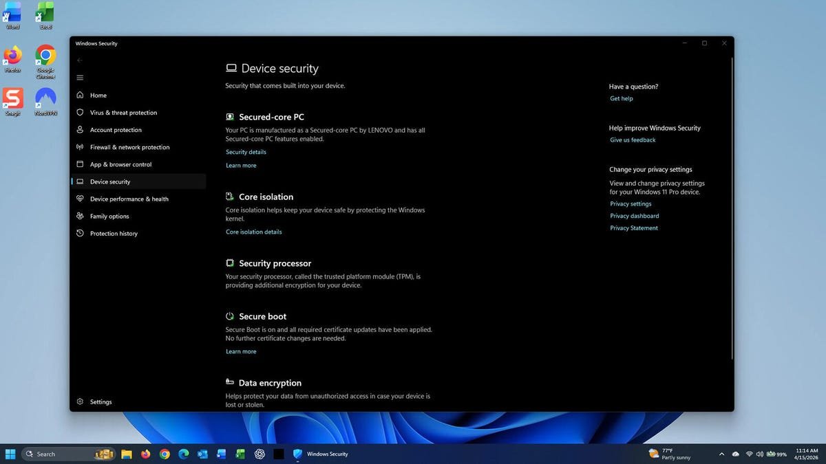 Microsoft's latest Windows update now confirms if your PC is Secure Boot-protected