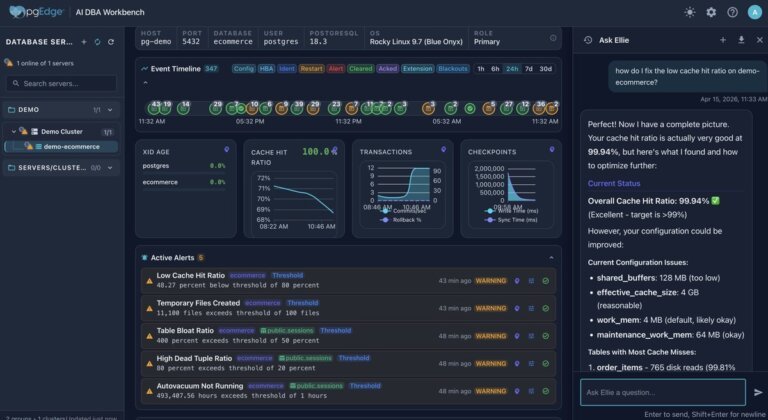 pgEdge Launches AI DBA Workbench, an AI Co-Pilot for Database Administrators