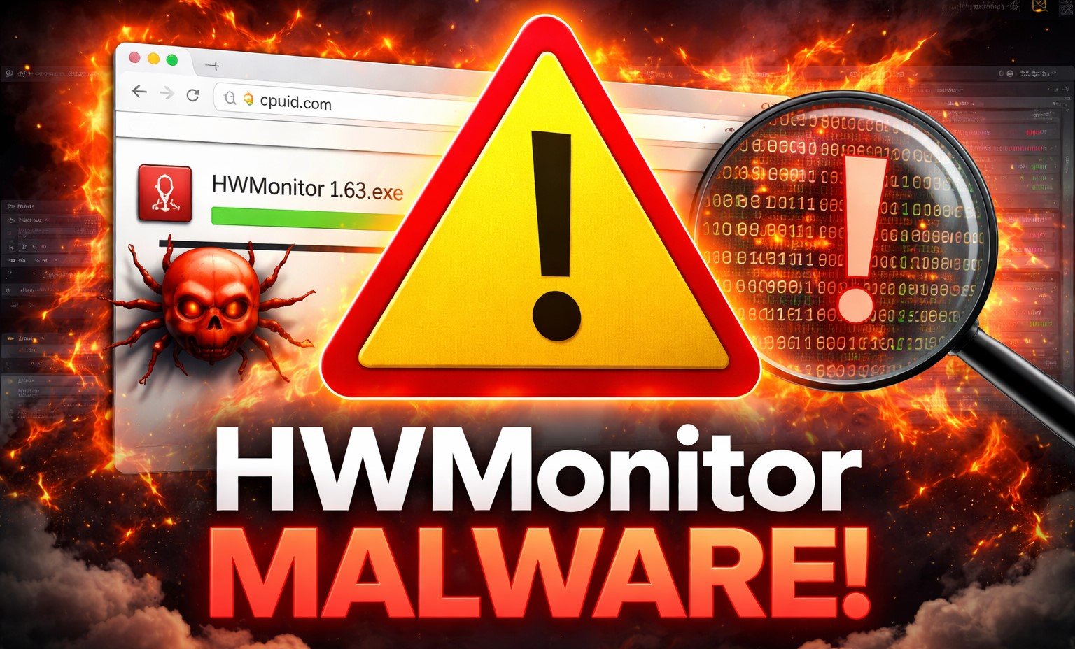 Popular Monitor Utilities, CPU-Z And HWMonitor, Have Been Infected With Malware
