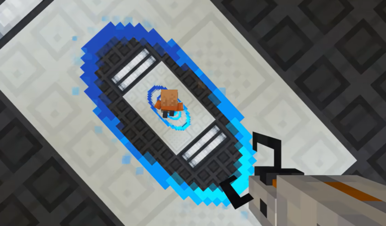 PortalMod Released - Modders Added Mechanics from Valve's Puzzle Game to Minecraft