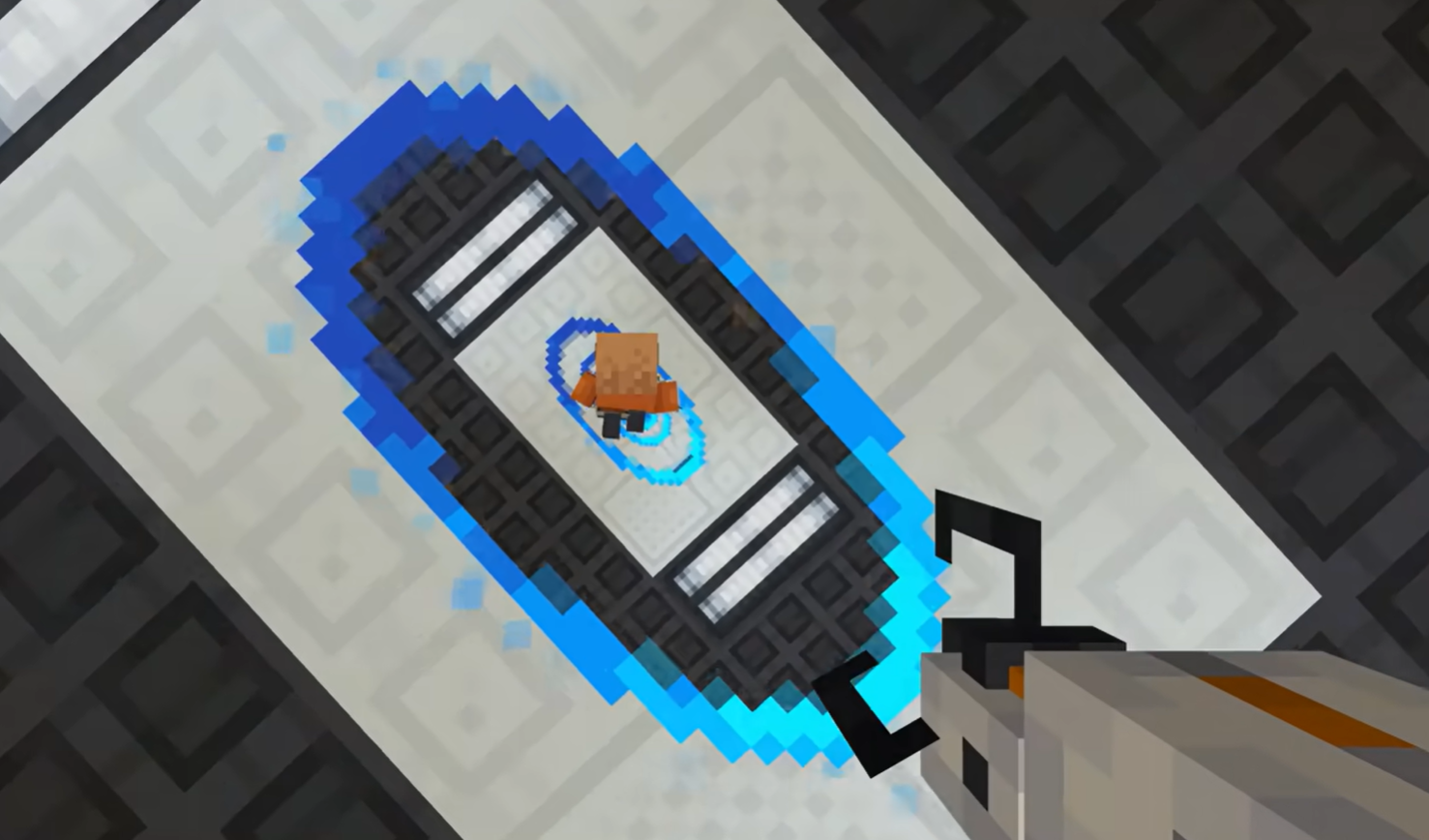 PortalMod Released - Modders Added Mechanics from Valve's Puzzle Game to Minecraft
