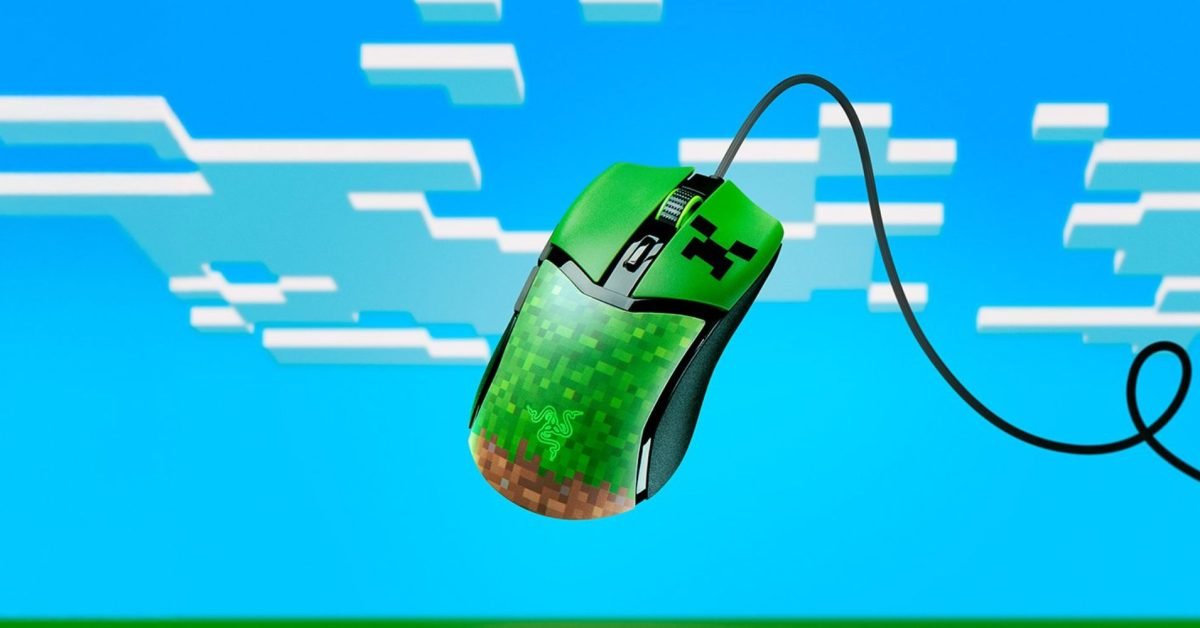 Score Razer’s Minecraft Edition Cobra gaming mouse for your battlestation while it’s down to its lowest price at $40