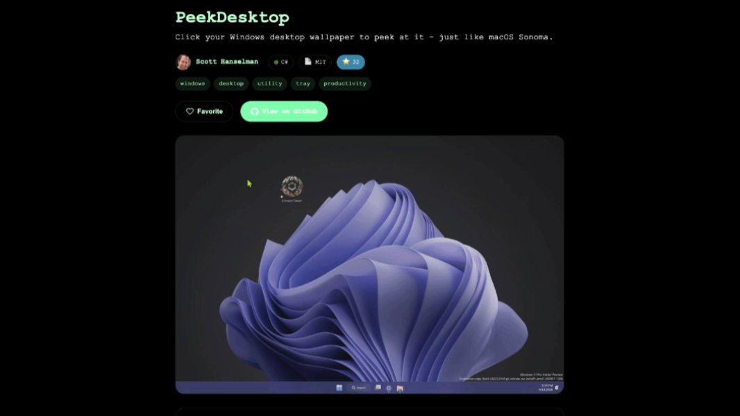 Scott Hanselman Brings a macOS Feature to Windows