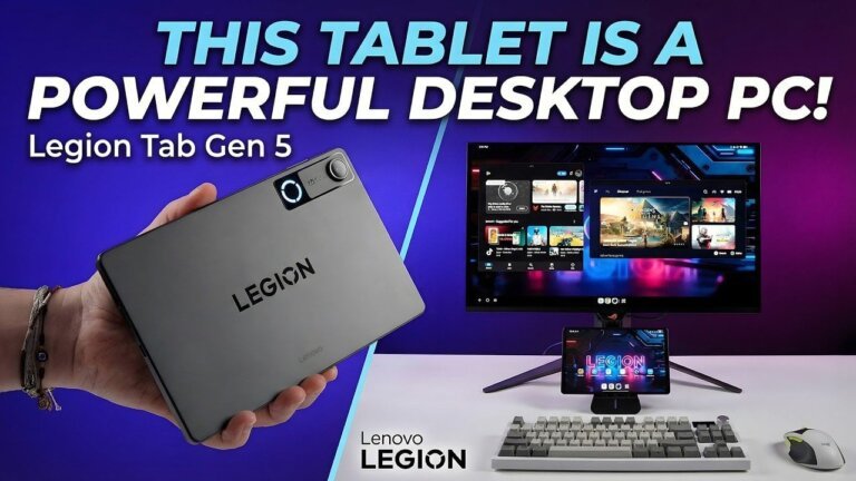 The Android Tablet That Runs Steam Games : Lenovo Legion Tab Gen 5
