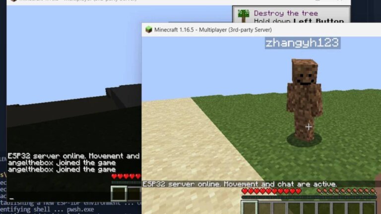 This developer squeezed a full Minecraft server onto an ESP32, and it actually works