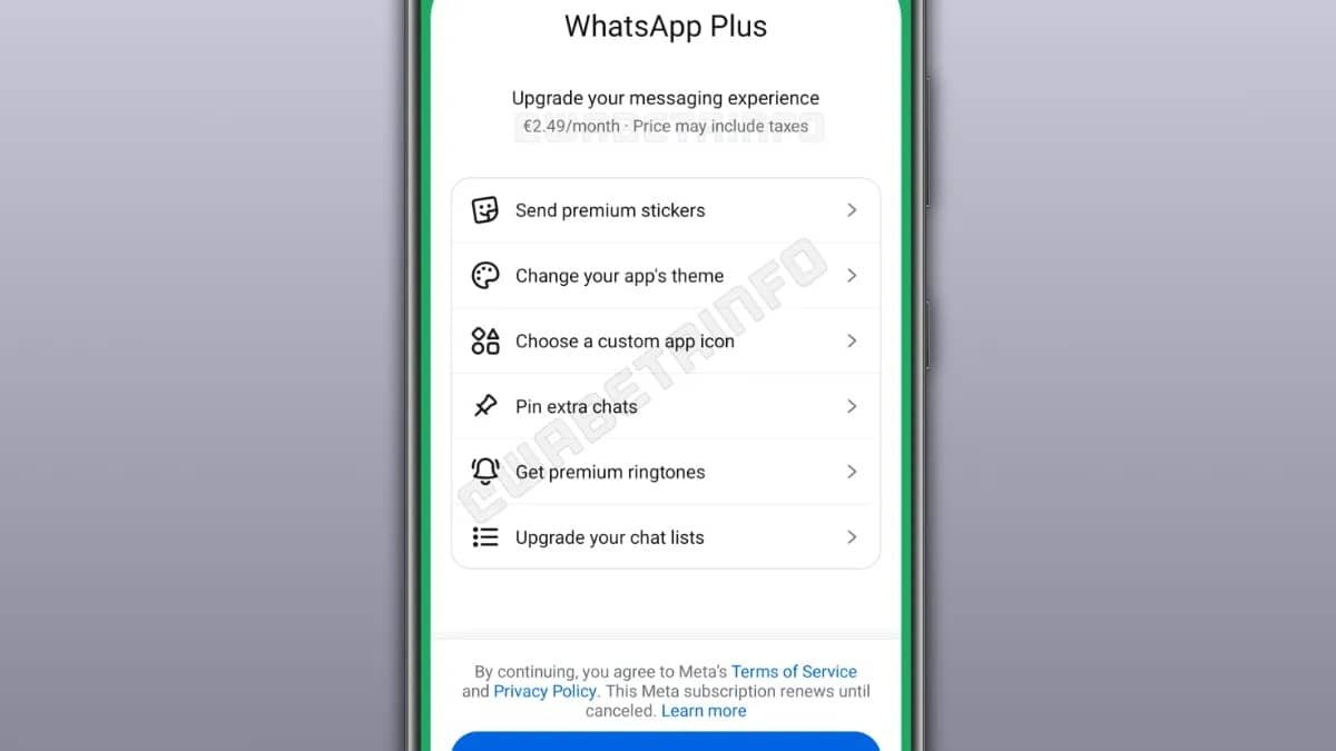 WhatsApp Is Testing a Paid ‘Plus’ Plan: Android Beta Users Spot New Personalisation Features, Pricing Still in Trial