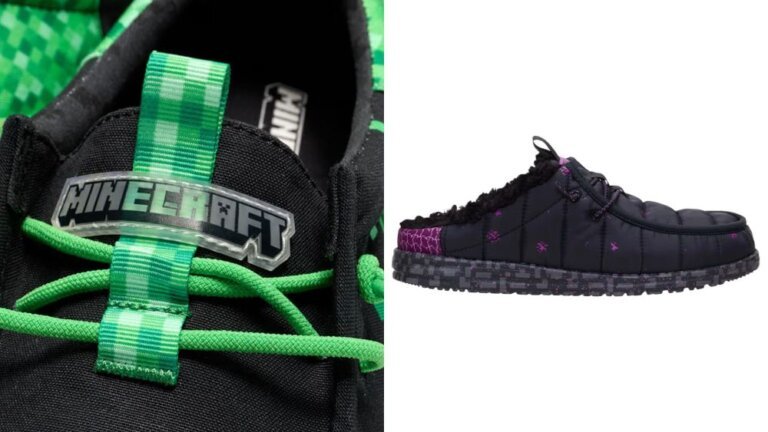 Where to Shop Minecraft x Hey Dude Shoe Collab: Best Minecraft Gifts
