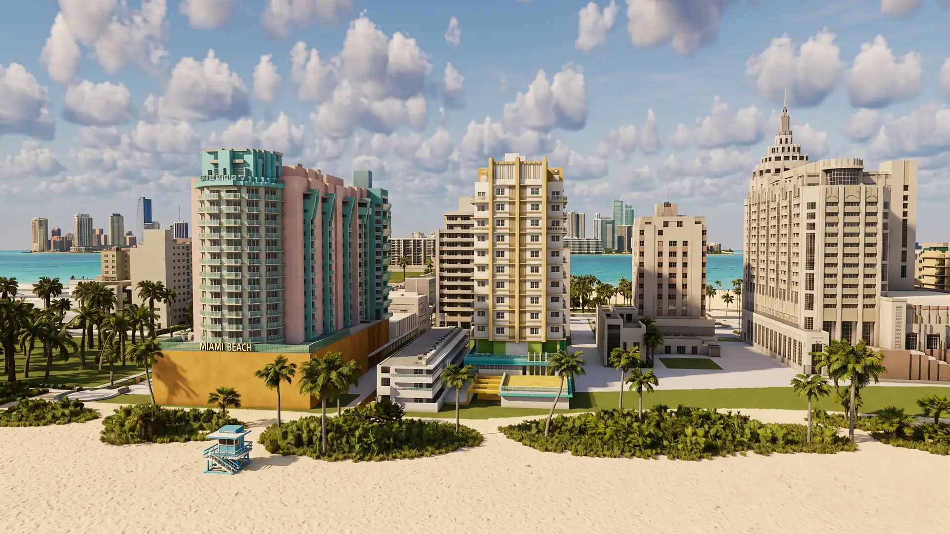 A large-scale replica of Vice City from the new GTA 6 has appeared in the Minecraft sandbox.
