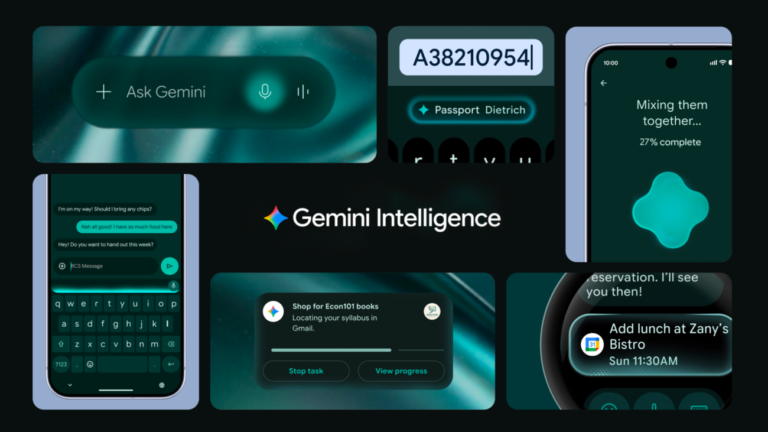 A smarter, more proactive Android with Gemini Intelligence