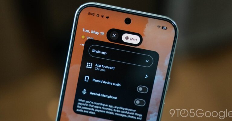 Android 17 QPR1 Beta 3 now defaults screen recording to your last-used app