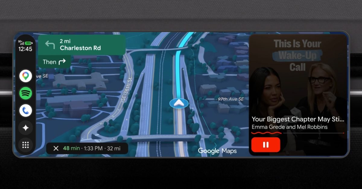 Android Auto is getting video apps, music updates, and more Gemini smarts
