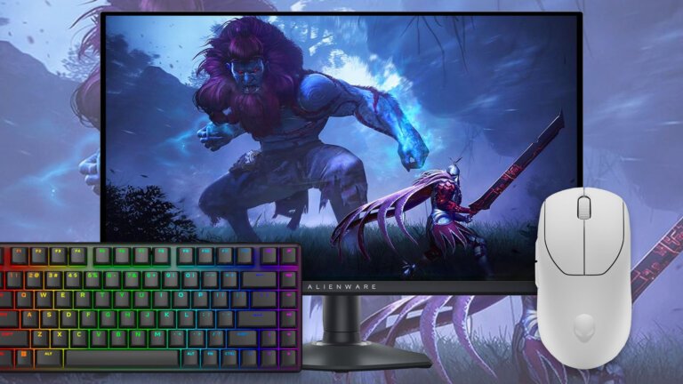 Grab a free 360Hz Alienware OLED gaming monitor, keyboard, and mouse, thanks to Fanatical