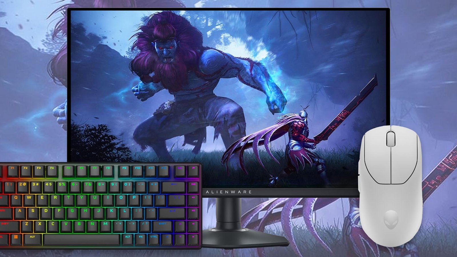 Grab a free 360Hz Alienware OLED gaming monitor, keyboard, and mouse, thanks to Fanatical