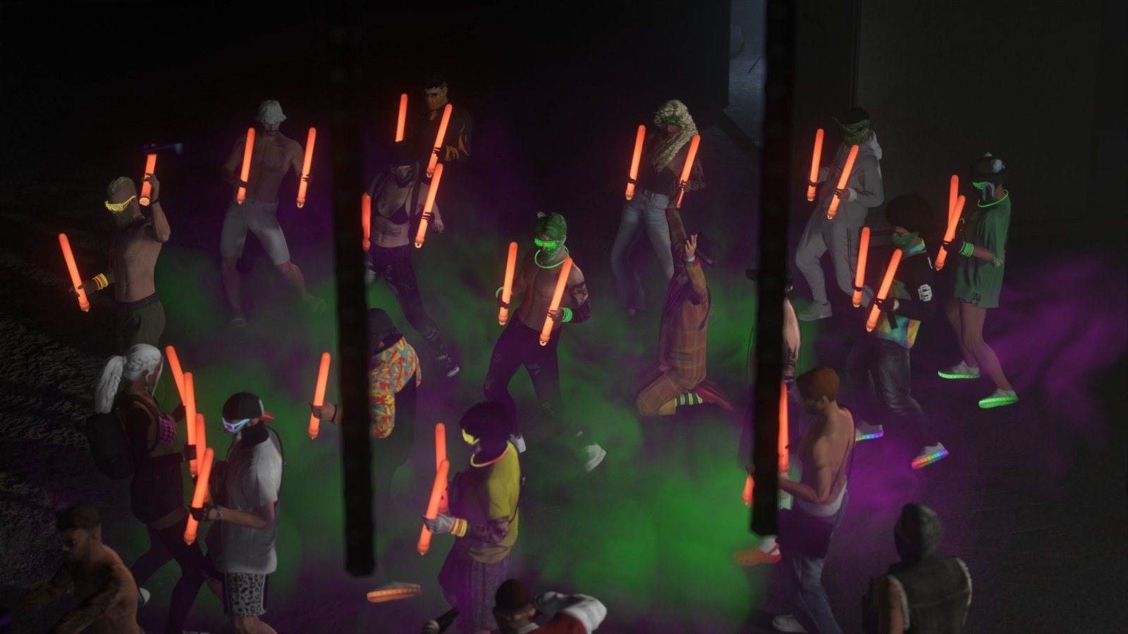 GTA roleplayers built a secret Boiler Room rave beneath Los Santos, complete with DJs, club photographers, biker security, and a custom party drug