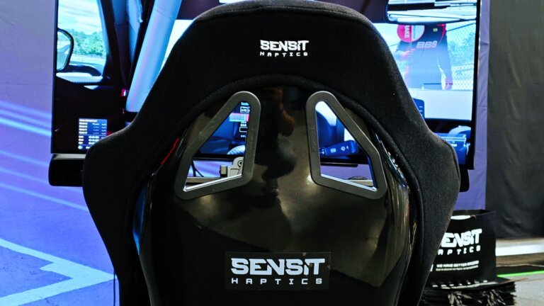 Haptics make racing games feel so real that I can't believe I was actually indoors using a PC and not on a racetrack.