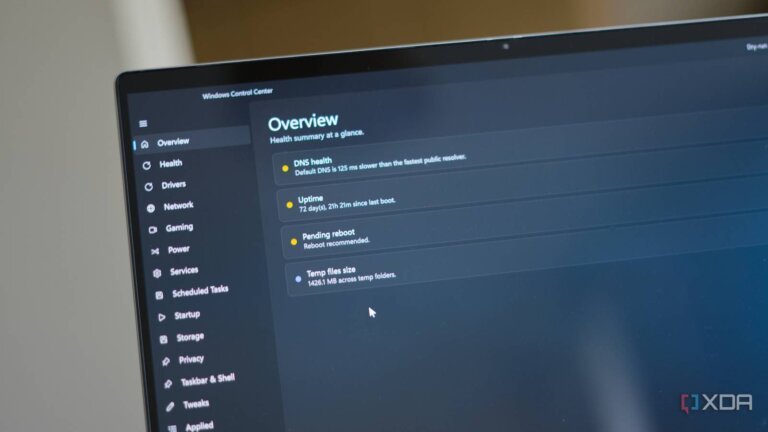 I got tired of hunting through Windows for every setting, so I built my own control center