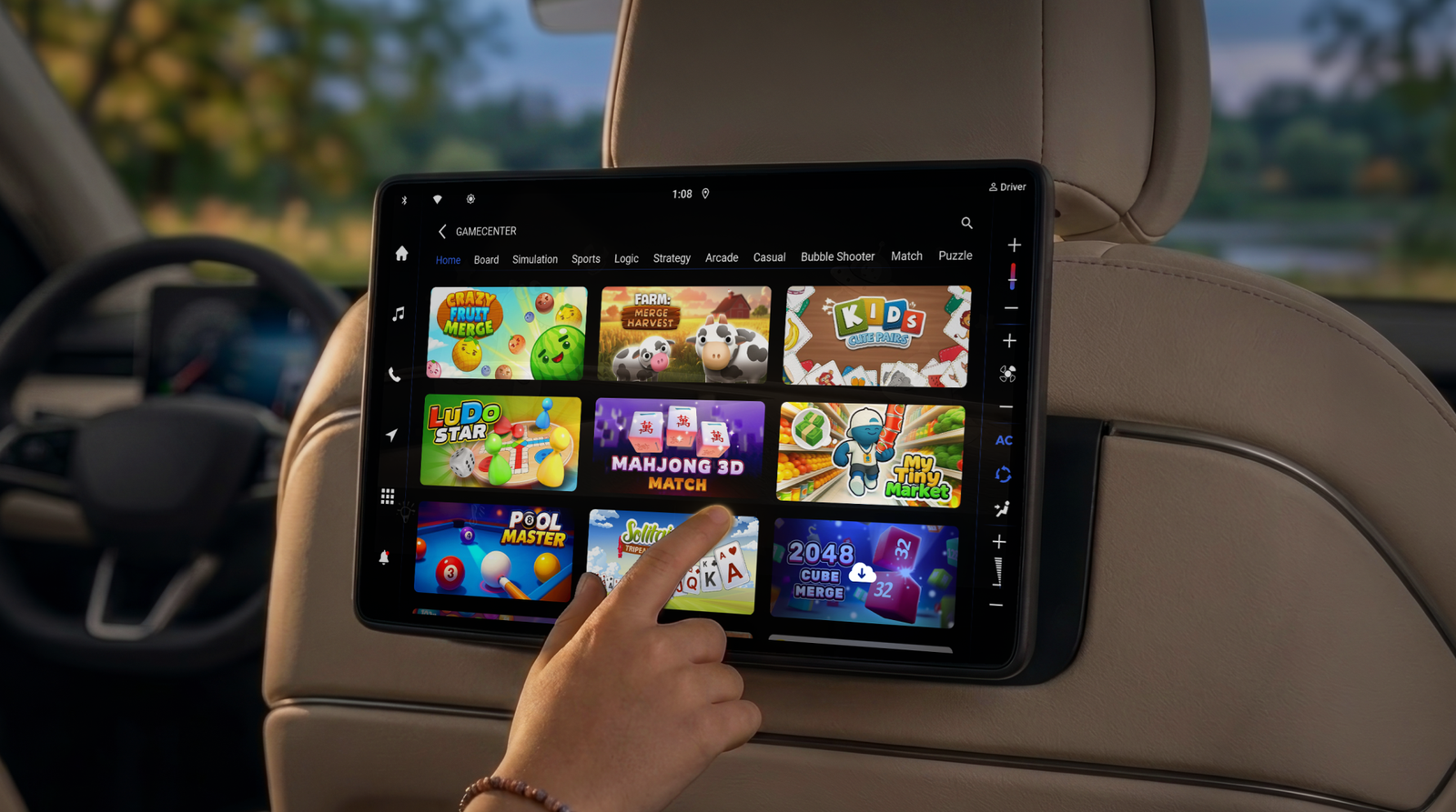 [Industry news] P3 Partners with Inlogic to Bring New Android-powered Games to SPARQ OS In-Vehicle Infotainment Platform