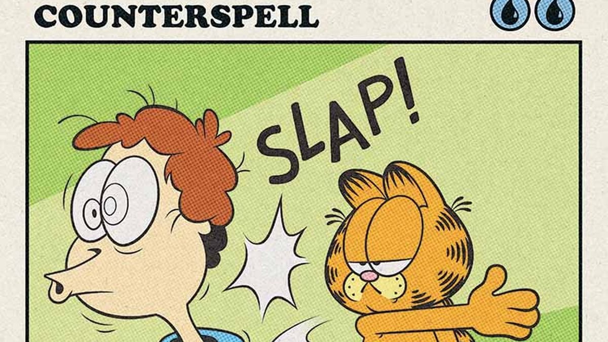 It's time for Garfield's official Magic: The Gathering crossover now