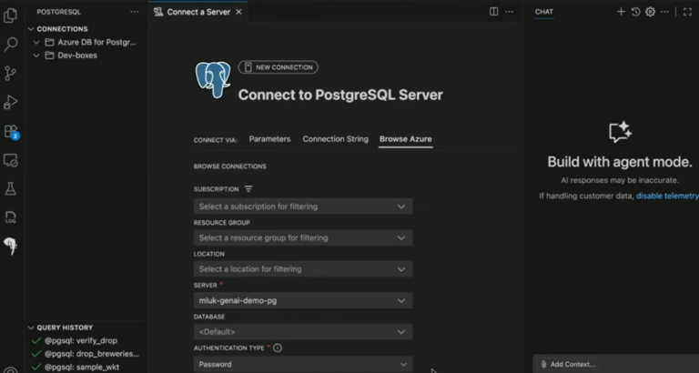Microsoft | 10x-development with PostgreSQL and Visual Studio Code