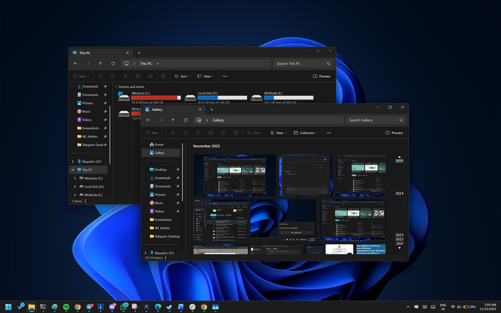 Microsoft brings Refresh & Print back to Windows 11 File Explorer right-click, plus readable file sizes for Details view
