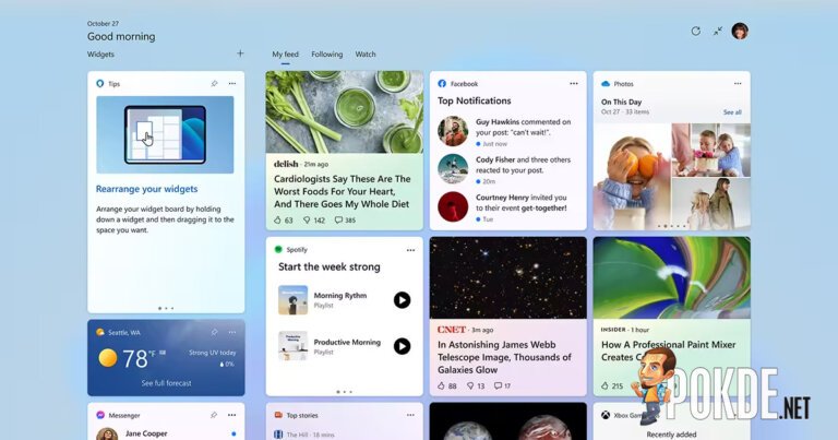Microsoft Debloats Windows 11 Widgets In Preview Builds, UI Significantly Improved
