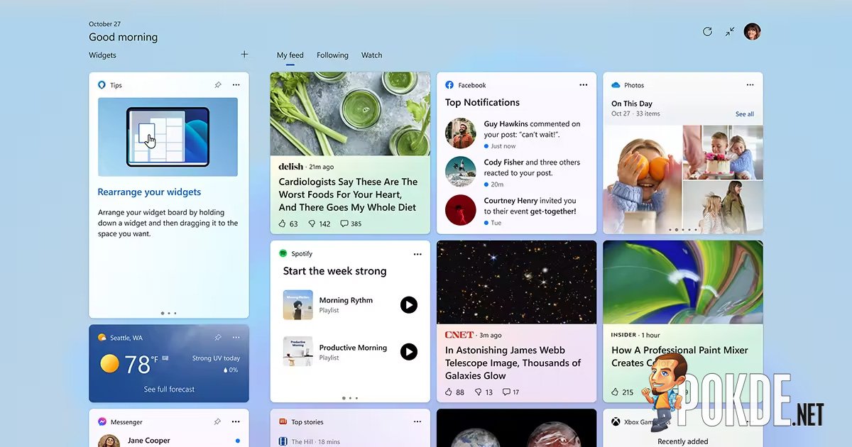 Microsoft Debloats Windows 11 Widgets In Preview Builds, UI Significantly Improved