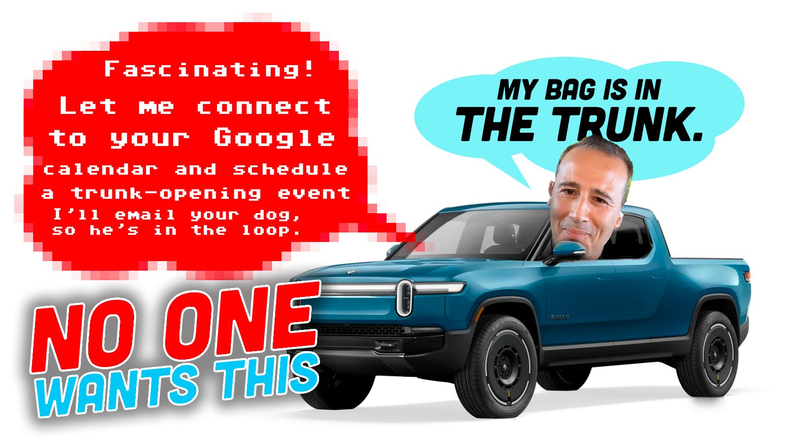 Rivian's Head Of Software Thinks CarPlay And Android Auto Will Be Replaced With AI Agents You Talk To And I Think That's Stupid