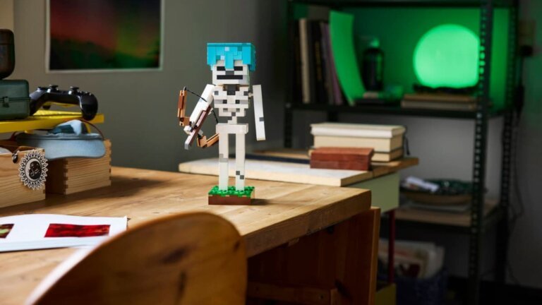 The Skeleton Comes to Life with LEGO's Latest Minecraft Set