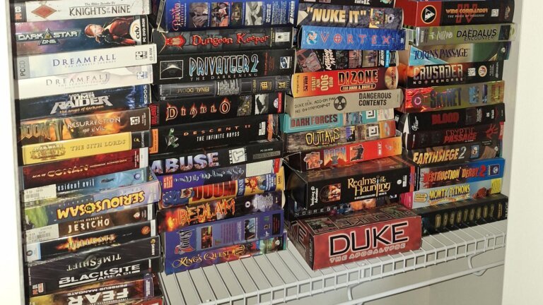 There is no discovery on this earth more pure than a closet full of your dad's '90s big box PC games