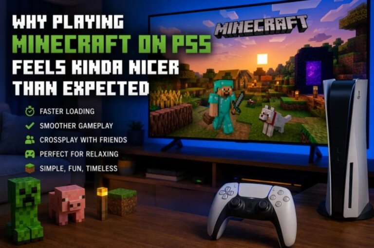 Why ps5 minecraft feels kinda nicer than expected