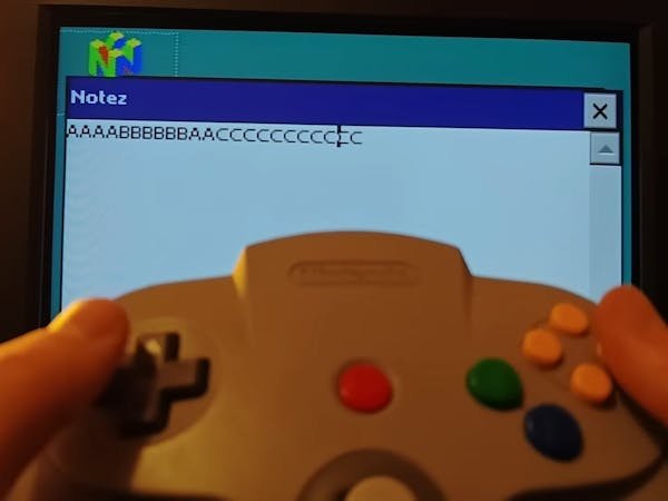 Windows CE Ported to Nintendo 64